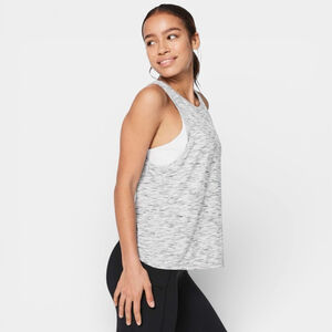 LULULEMON Top Women Size 6 Small Black White Tiger Space Dye Squad Goals Tank